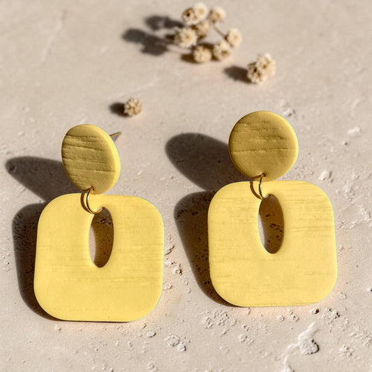 Boucles d'oreilles Lena - Jonquille