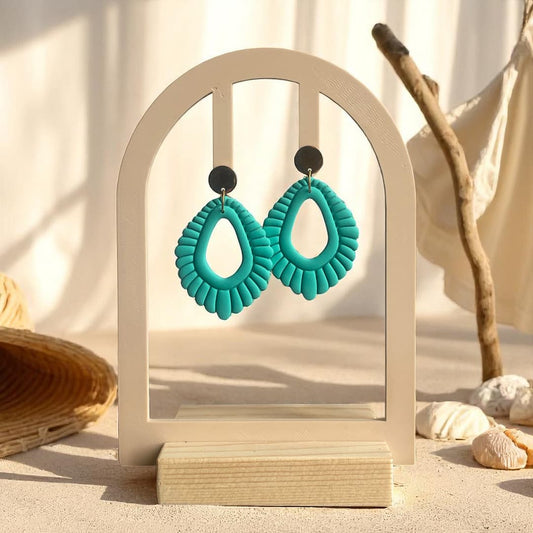 Bijoux d’été en pâte polymère turquoise ATMY Bijoux